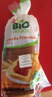 Brioche tranchée bio Bio Village, Marque Repère 450 g, code 3564707115643