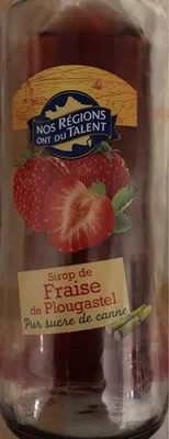 Sirop de fraise de plougastel Nos Régions Ont du Talent 70 cl e, code 3564709165936