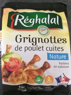 Grignotte poulet Reghalal Nature sachet Réghalal 250 g, code 3571320072338