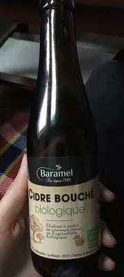 Cidre bouché biologique Baramel , code 3594480009013
