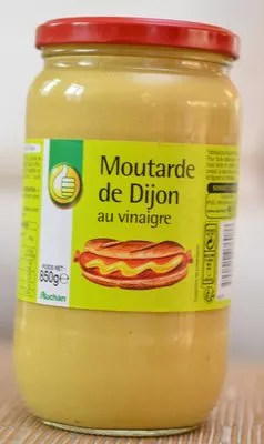 Moutarde de Dijon au Vinaigre Pouce, Auchan 850 g e, code 3596710076086