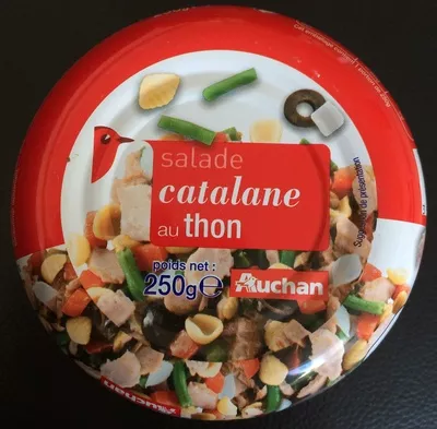 Salade catalane au thon auchan 250 g e, code 3596710089482