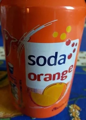 Soda orange Auchan , code 3596710360703