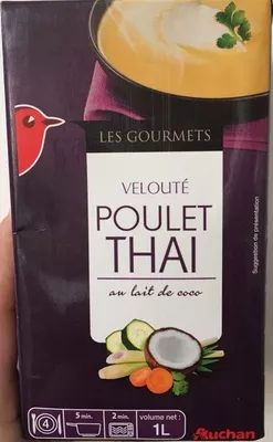 Vélouté Poulet Thai Au Lait De Coco Auchan Auchan 1 L, code 3596710411610