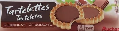 Tartelette chocolat x8 Auchan , code 3596710428694
