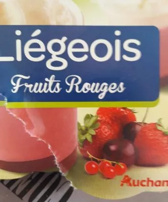 Liégeois fruits rouges Auchan 400 g, code 3596710444311