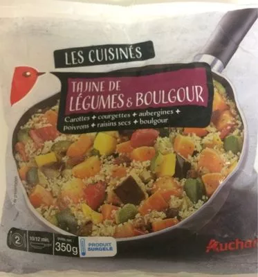 Tajine de legumes & boulgour Auchan 350 g, code 3596710449309