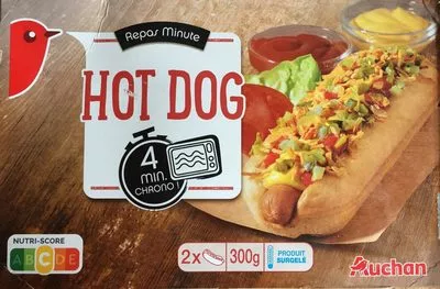Hot Dog Auchan 300 g (2 * 150 g), code 3596710462926