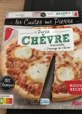 Pizza chevre Auchan 380 g, code 3596710464548