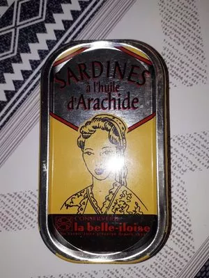 Sardine à l'huile d'arachide La belle-iloise 69 g, code 3660088100022