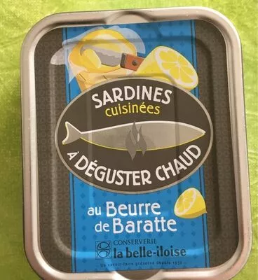 Sardines Chaudes au Beurre de Baratte La belle-iloise 230 g, code 3660088101128