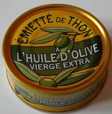 Emietté de thon a l'huile d'olive vierge extra La belle iloise 80 g, code 3660088101630