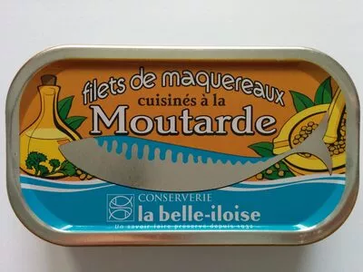 Filtes de maquereaux à la moutarde La belle-iloise 112,5 g, code 3660088110762
