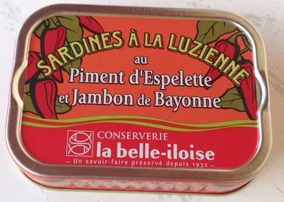 Sardines a la luzienne La Belle Iloise 115 g, code 3660088110823