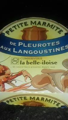 Petite marmite de pleurotes et langoustines La belle-iloise 190 g, code 3660088111196