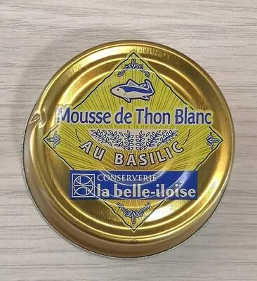 Mousse de thon blanc au basilic La belle-iloise 60 g, code 3660088111356