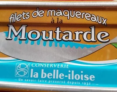 Filets De Maquereaux à La Moutarde La Belle-Iloise 176 g, code 3660088111486