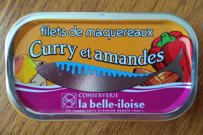 Filets de maquereaux cuisinés aux curry et amandes La belle iloise,  La Belle-Iloise,  La belle-illoise 112,5g, code 3660088125681