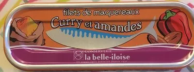 Filet de maquereaux curry et amandes La belle-iloise 176 g, code 3660088127241