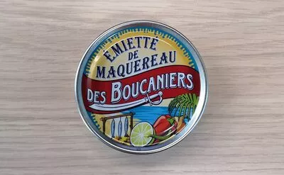 Emietté de maquereau des Boucaniers La Belle- Iloise 80 g, code 3660088134812