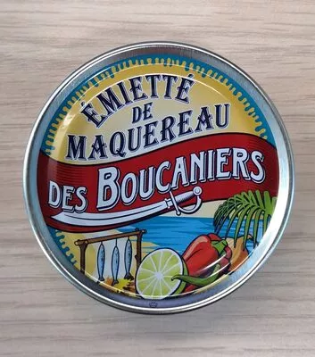 Emietté de maquereau des Boucaniers La belle-iloise 80 g, code 3660088134829