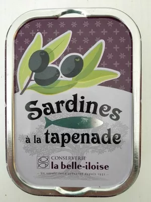 Sardines à la tapenade La belle iloise, La Belle-Iloise 115 g, code 3660088138070