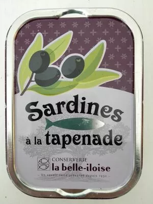 Sardines à la tapenade La Belle Iloise 115 g, code 3660088138100