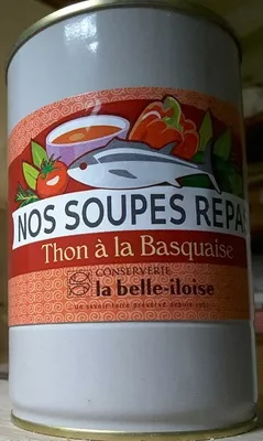 Nos soupes repas Thon à la basquaise La Belle Iloise 425 ml, code 3660088138377
