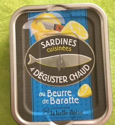 Sardines Chaudes au Beurre de Baratte La belle-iloise 230 g, code 3660088139091