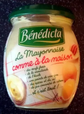 La Mayonnaise comme à la maison Bénédicta, Heinz 235 g, code 3660603003111