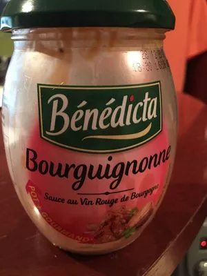Sauce Bourguignonne Bénédicta, Heinz, H.J. Heinz France 270 g e, code 3660603004897