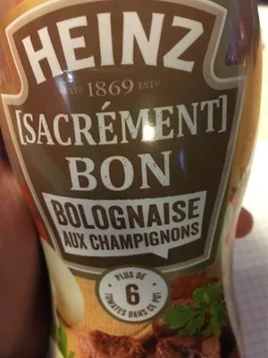 Heinz Bolognaise aux Champignons Heinz , code 3660603080600