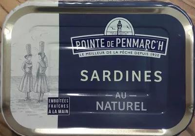 Sardines au naturel La pointe de Penmarc'h 135g, code 3660902368706