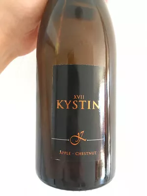 Kystin Cuvee VII Apple Cider Infused With Chestnuts. 4%abv. Kystin 75 cl, code 3683080014937