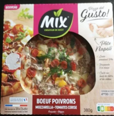 Pizza del Gusto Bœuf Poivrons Mix 380 g, code 3700009268360