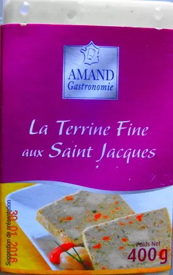 La Terrine Fine aux Saint Jacques Amand Gastronomie 400 g, code 3700212555158