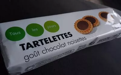 Tartelettes Chocolat Noisette Tous les jours , code 3700311865479