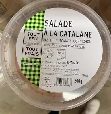 Salade à la catalane Tout Feu Tout Frais, Brédial 200g, code 3700520502134