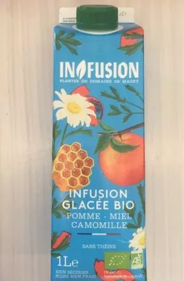 Infusion glacée Bio Pomme Miel Camomille In/fusion, In Fusion 1 L e, code 3700749300535