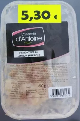 Piémontaise au jambon supérieur L'assiette d'Antoine , code 3700912304131