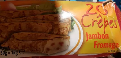 20 Crêpes Jambon Fromage Surgelées Auchan , code 3760011173465