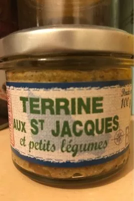 Terrine de Saint Jacques aux petits légumes Comptoir de Belle Île en Mer 100g, code 3760012693702