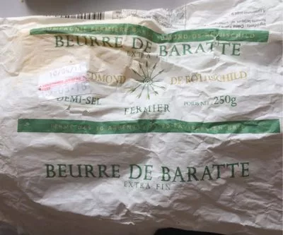 Beurre de Baratte Demi-Sel Edmond de Rotschild 250 g, code 3760045500435