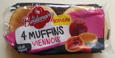 4 Muffins Viennois La Boulangère 250g, code 3760049795851