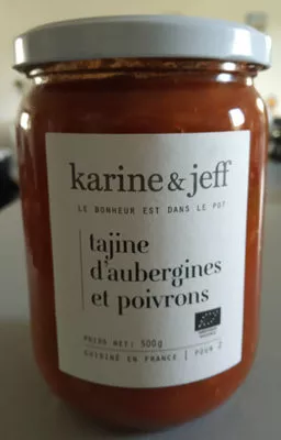 Tajine d'aubergines et poivrons Karine & Jeff 500 g, code 3760052231469
