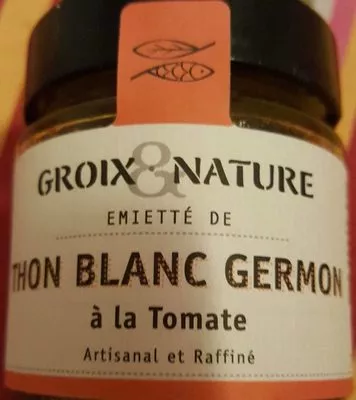 Thon blanc germon à la tomate Groix & Nature , code 3760056410822