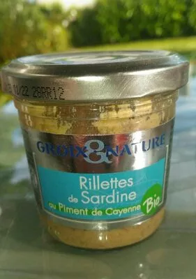 Rillettes de sardine Groix & Nature 100 g, code 3760056416602