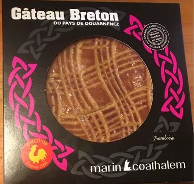 Gâteau Breton du Pays de Douarnenez Framboise Marin Coathalem 500 g, code 3760068440114