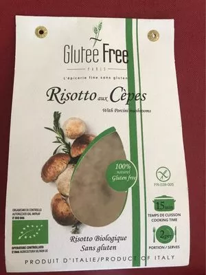 Risotto aux cèpes Glutee Free , code 3760099550042