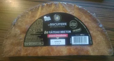 Gâteau Breton Fourré Framboise La Biscuiterie de Bretagne 400 g, code 3760116505321